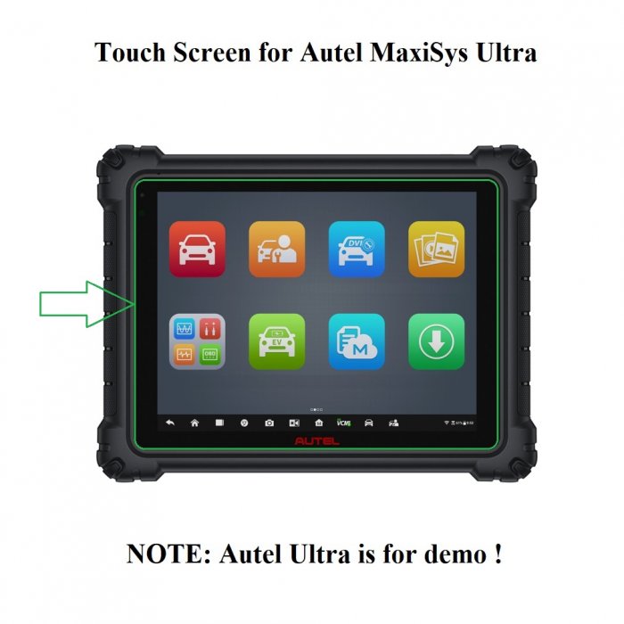 Touch Screen Digitizer Replacement for Autel MaxiSys UltraAutelUltra